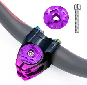 28.6mm Bike Headset Top Cap MTB Road Bike Bowl Cover Aluminum Alloy Fork Tube Headset Cap Cycling Accessories Bike Headset top Purple