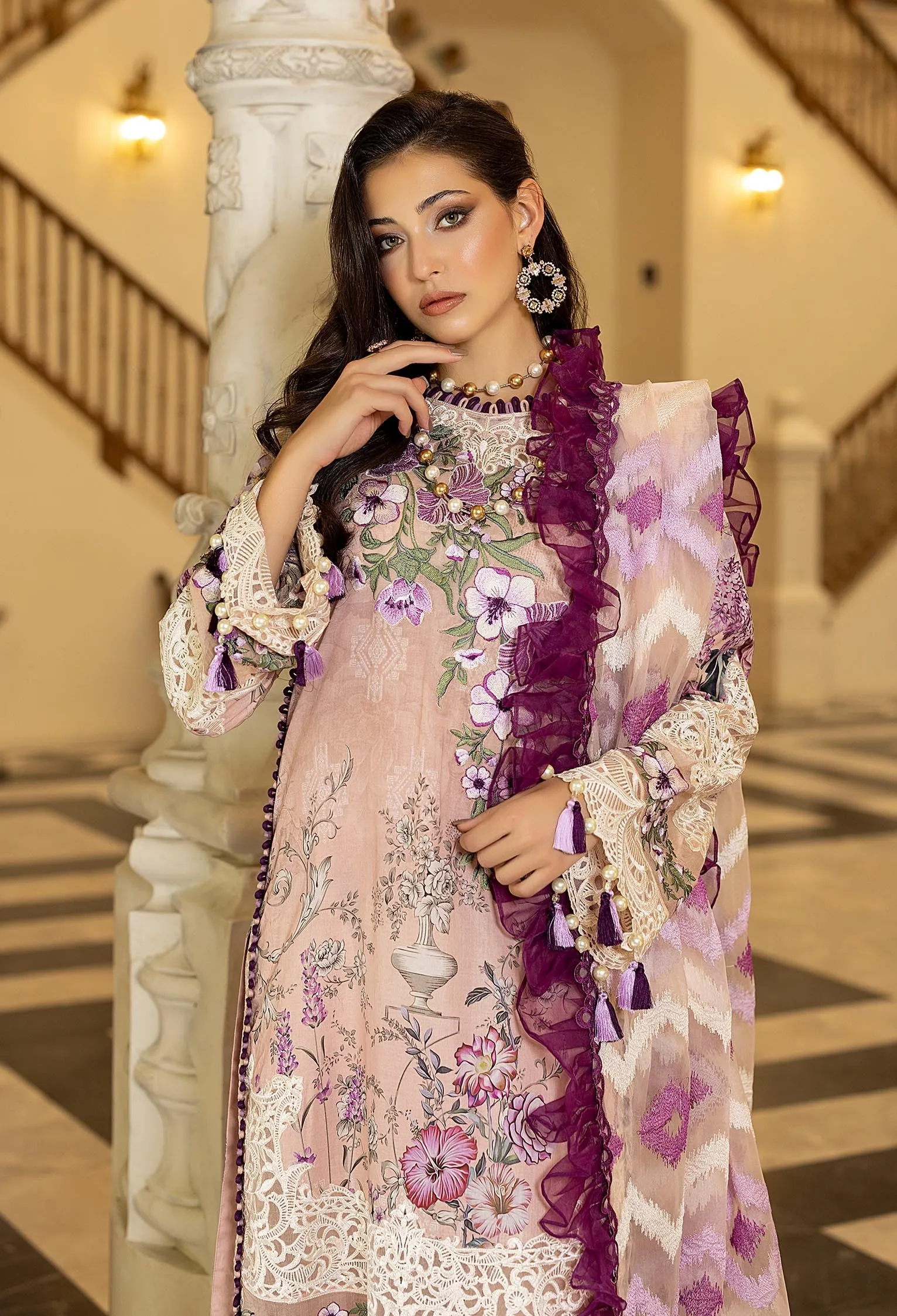 Adan's Libas Chantilly Lawn Collection 2022  – FRUITY FLORALS - A
