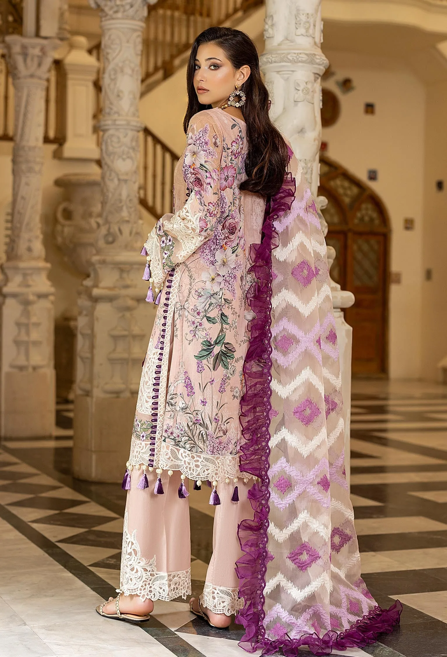 Adan's Libas Chantilly Lawn Collection 2022  – FRUITY FLORALS - A
