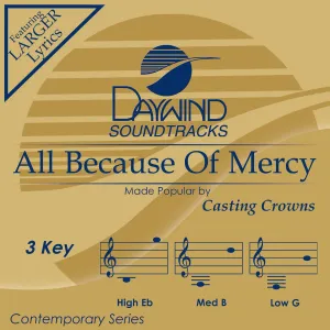 All Because Of Mercy Accompaniment/Performance Track
