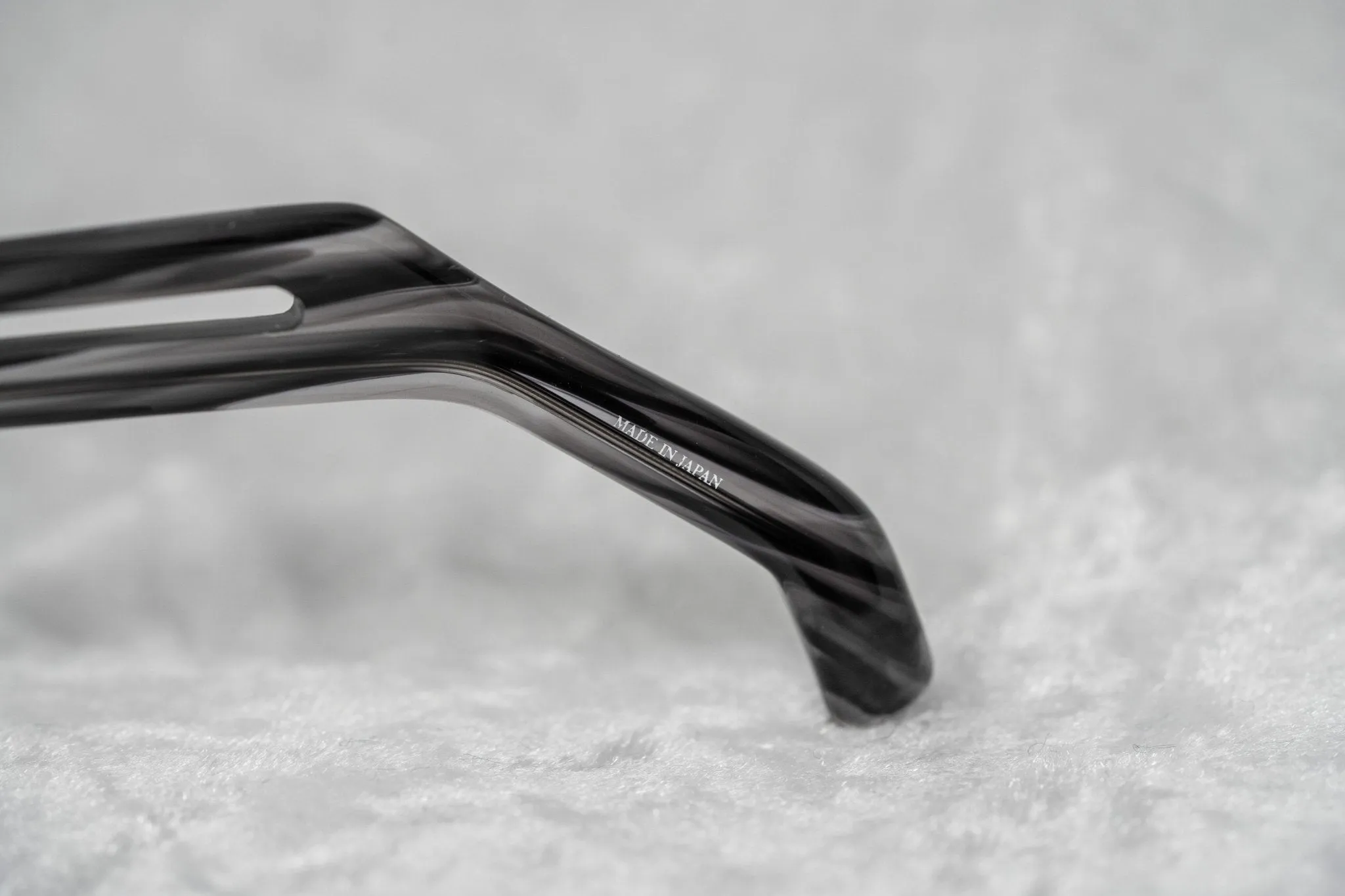 Boris Bidjan Saberi Sunglasses Striped Grey and Purple