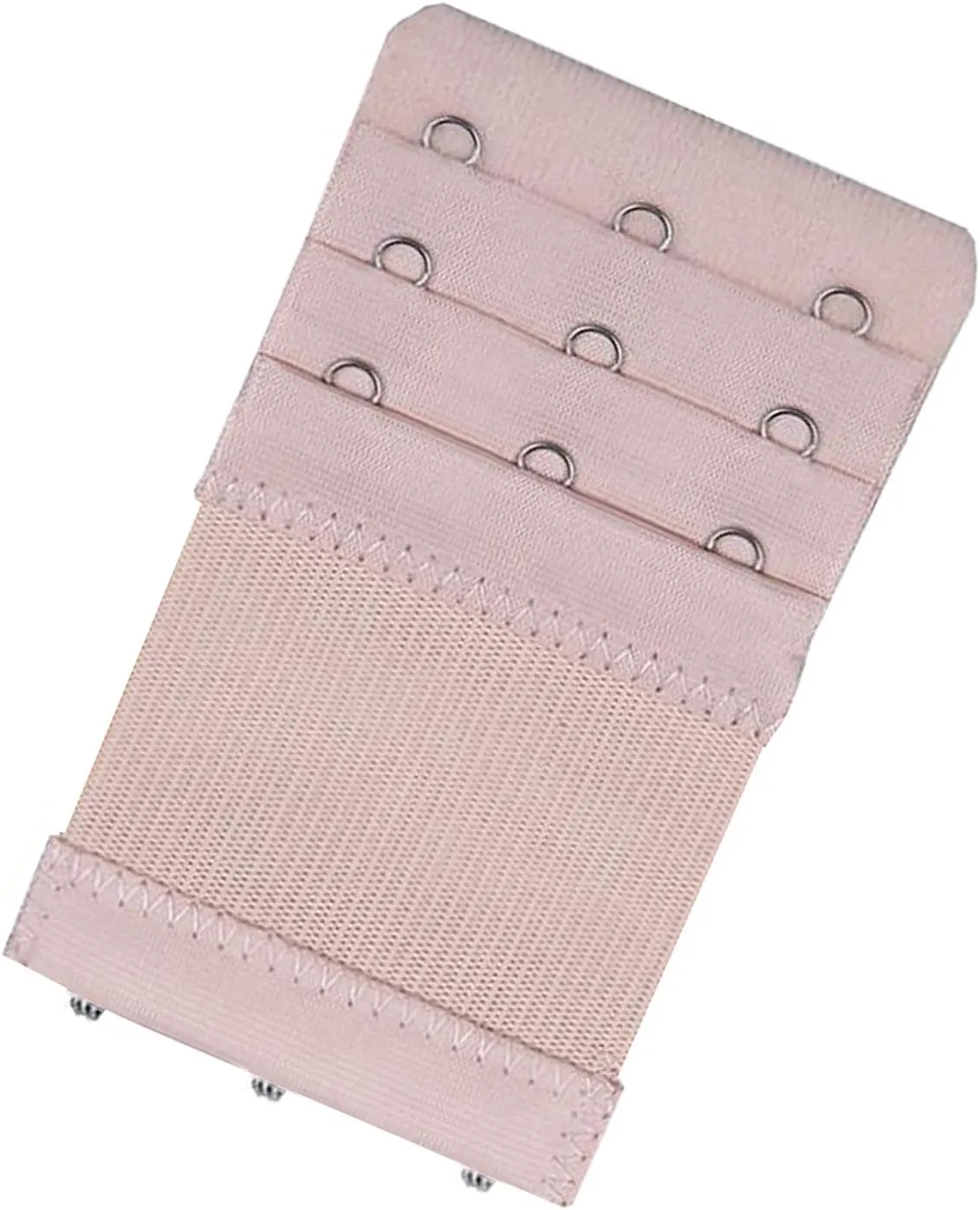 Bra Extender 3 Hooks 3 Rows Elastic Bra Band Hook Strap Extensions for Women, Pack of 4