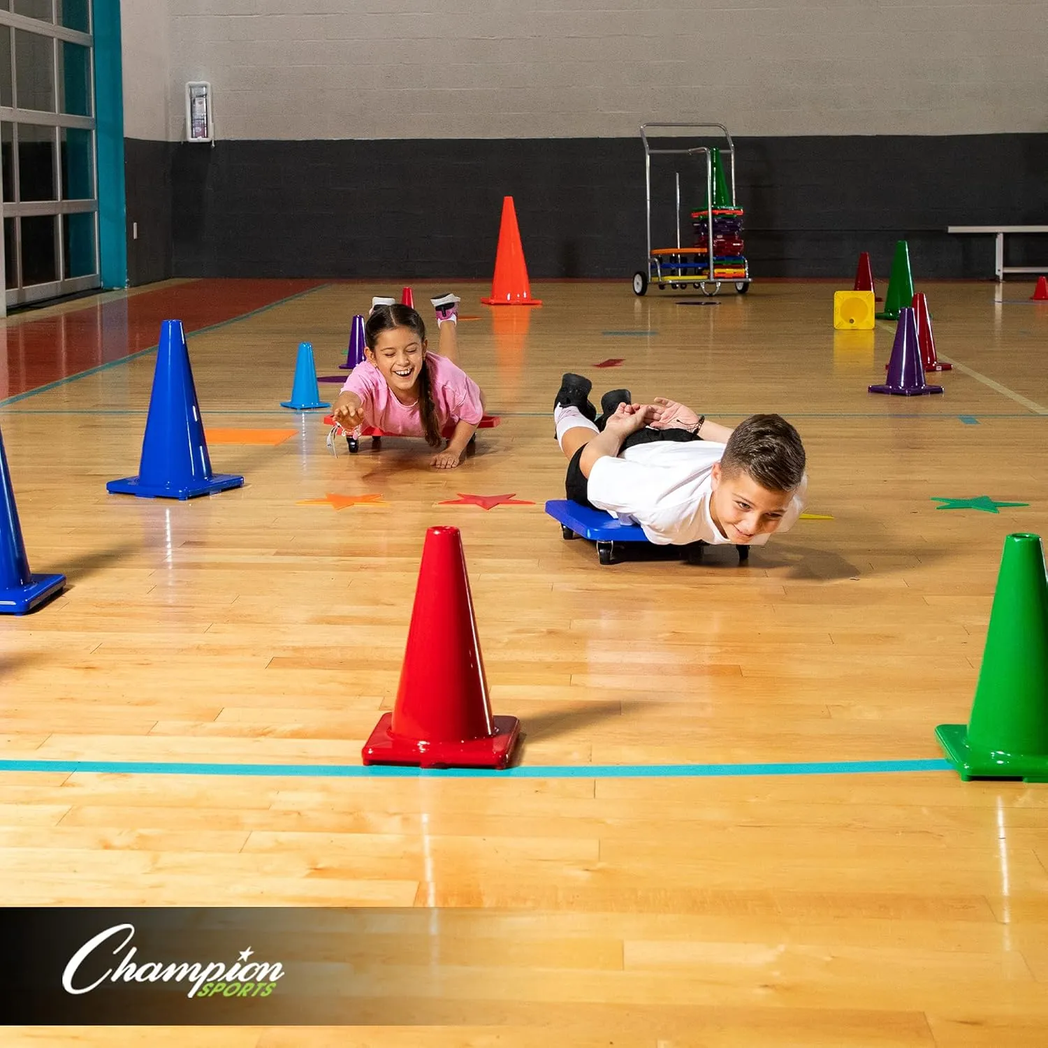 Champion Sports Hi Visibility Flexible Vinyl Cones