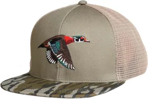 EDTREK Outdoorsman Pro Trucker Breathable Mesh Performance Cap - Flat Brim Snapback Hat