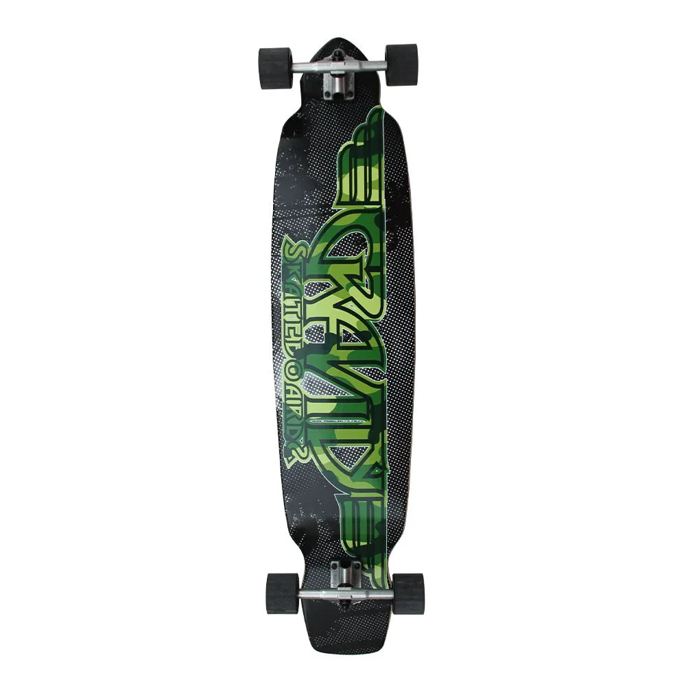 Gravity Big Kick Wings Logo Longboard Complete - 45"