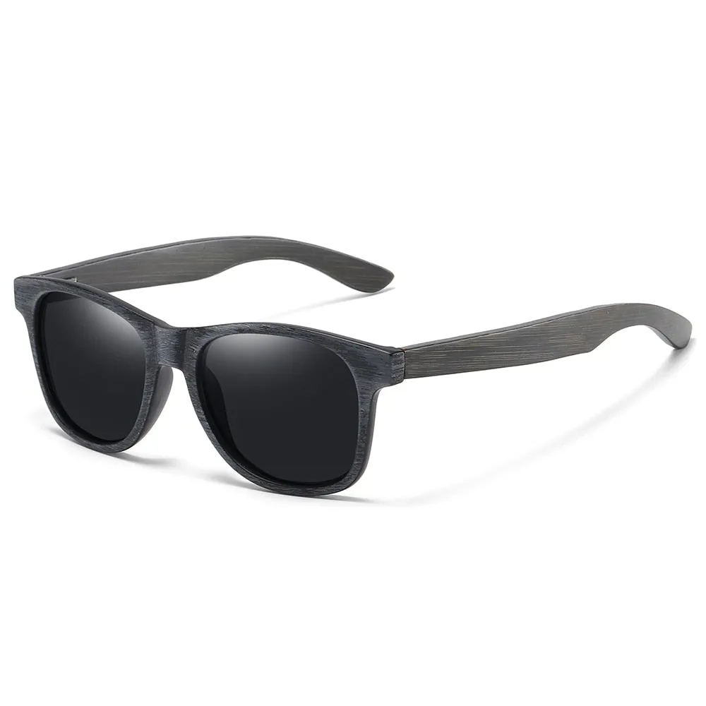 Handmade Bamboo and Wood Polarized Men's Sunglasses Hot With Wooden Box