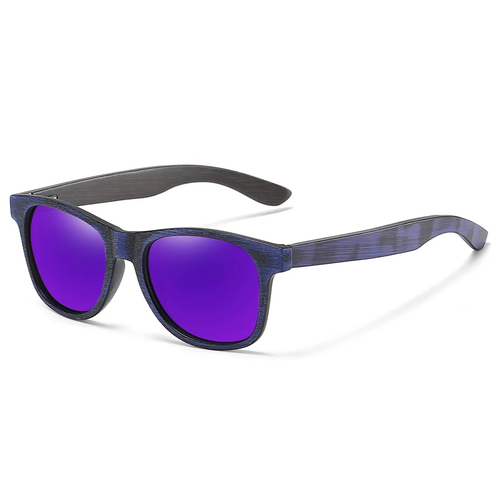Handmade Bamboo and Wood Polarized Men's Sunglasses Hot With Wooden Box