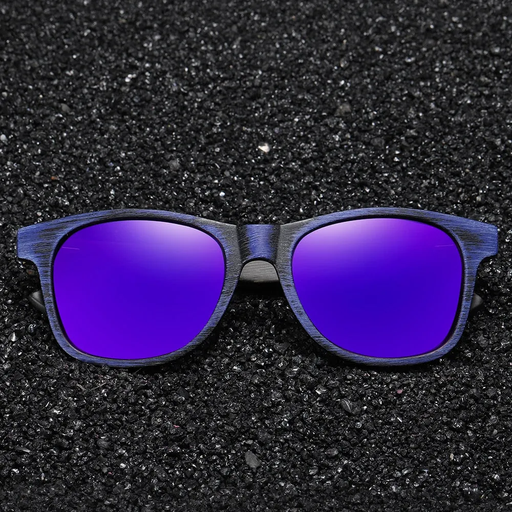 Handmade Bamboo and Wood Polarized Men's Sunglasses Hot With Wooden Box