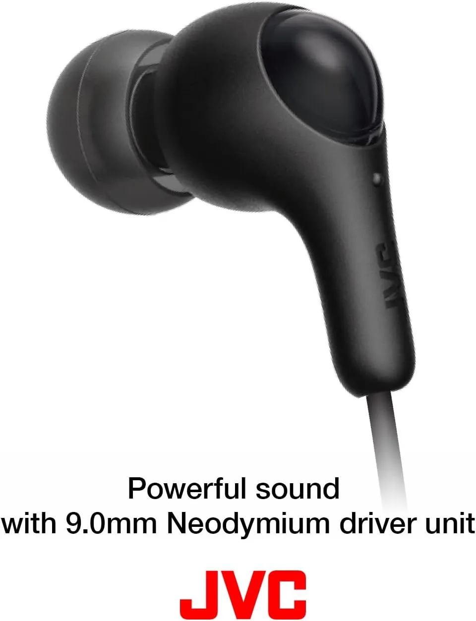 JVC Gumy in Ear Earbud Headphones, Powerful Sound, Comfortable and Secure Fit, Silicone Ear Pieces S/M/L - HAFX7V Purple, Small