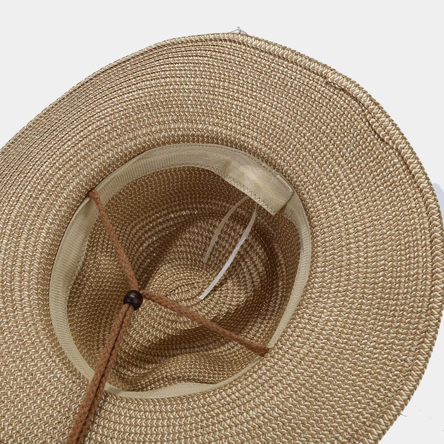Sun Hats for Women Uv Protection Straw Hat Western Cowboy Hat Summer Panama Hats Ladies Beach Jazz Cap