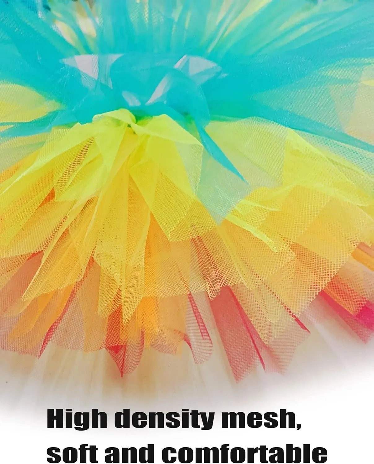 Tutu Skirt 5 Layered with Heart Sunglasses Tutus Tulle Ballet Tutu Skirts for Women & Girls Party Dance Dress