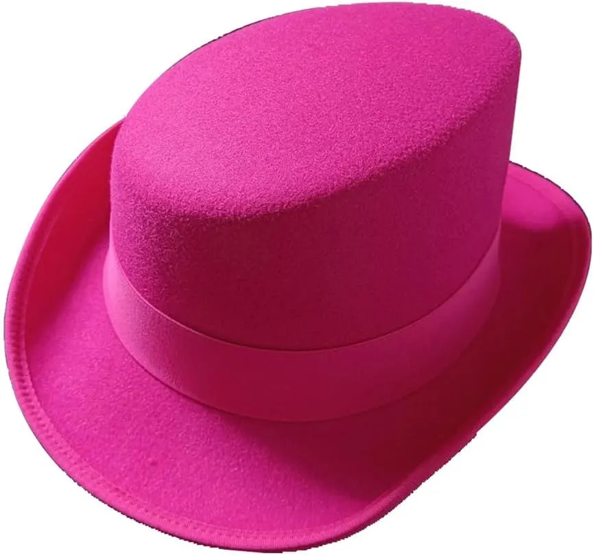 Vogrtcc Men Women Fashion Asymmetric Fedora Party Hat Magic Hat